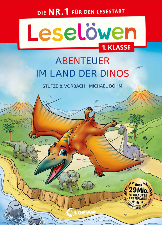 Könyv Leselöwen 1. Klasse - Abenteuer im Land der Dinos Loewe Erstlesebücher