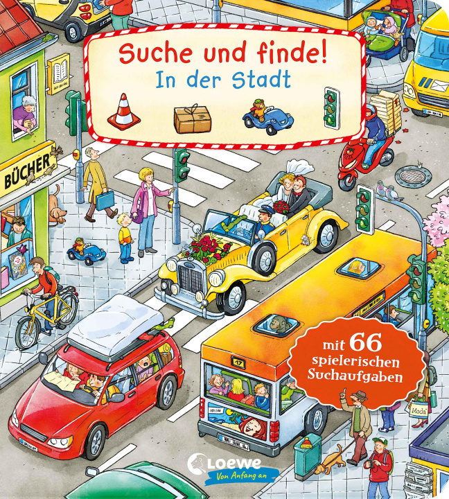 Carte Suche und Finde! - In der Stadt Loewe Wimmelbücher