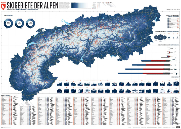 Materiale tipărite 581 Skigebiete der Alpen Stefan Spiegel