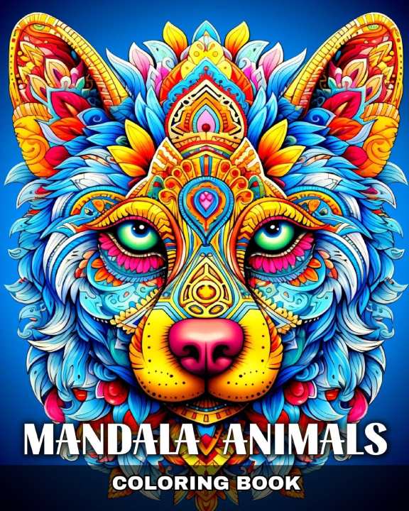Carte Mandala Animals Coloring Book 