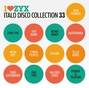 Audio ZYX Italo Disco Collection 33, 2 Audio-CD 