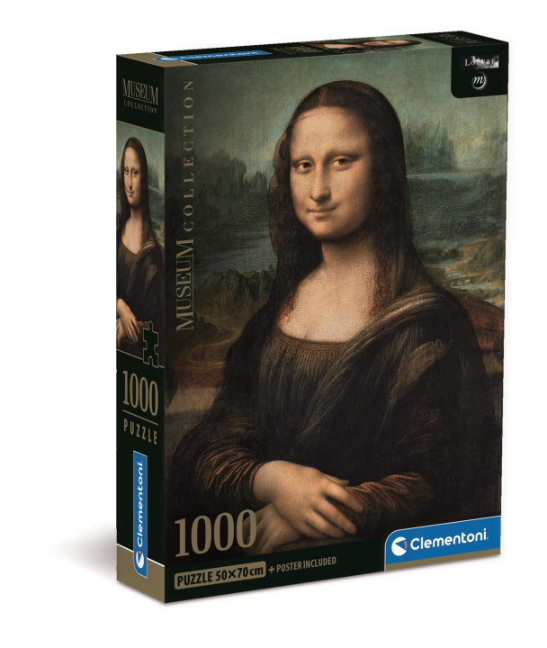 Juego/Juguete Puzzle 1000 compact Museum Leonardo Gioconda 