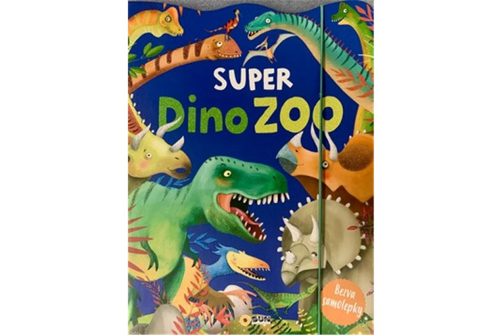 Book Super Dino ZOO - Bezva samolepky 