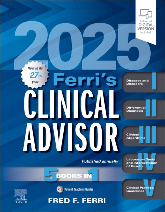 Book Ferri's Clinical Advisor 2025 Fred F. Ferri