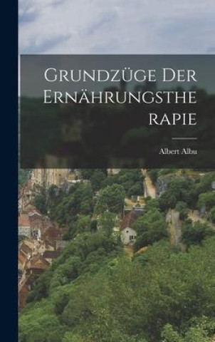 Knjiga Grundzüge der Ernährungstherapie Albert Albu