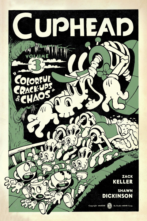 Kniha Cuphead Volume 3: Colorful Crack-Ups & Chaos Zack Keller