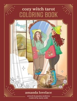 Kniha Cozy Witch Tarot Coloring Book 