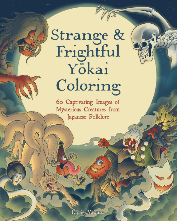 Carte Yokai Bestiary Coloring Book 
