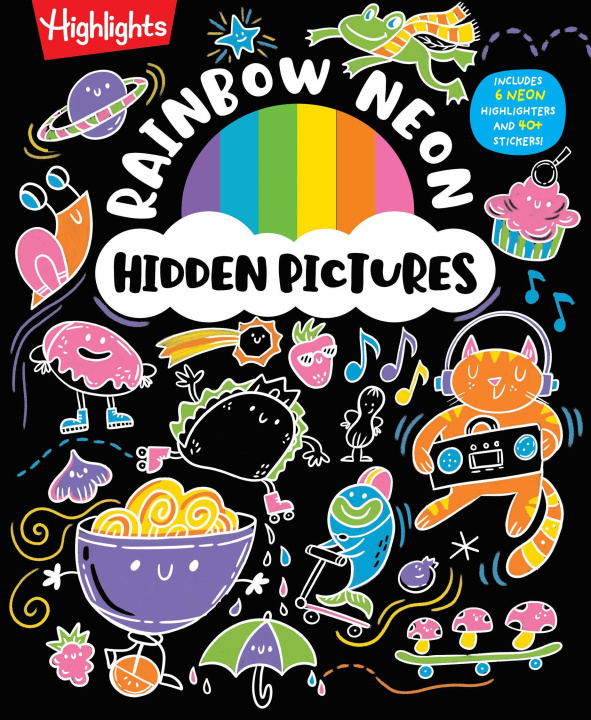 Kniha Rainbow Neon Hidden Pictures 