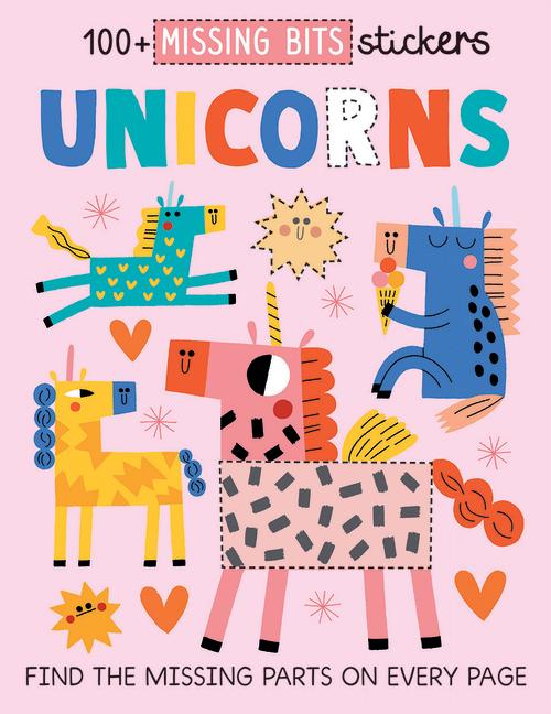 Book Unicorns, Missing Bits Stickers Teresa Bellon
