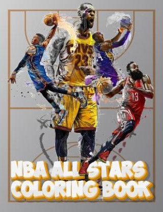 Książka NBA All Stars Coloring book 