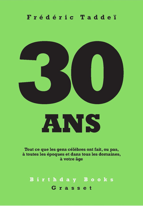 Knjiga 30 ans Frédéric Taddeï