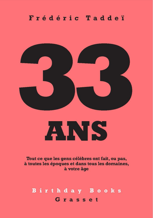 Книга 33 ans Frédéric Taddeï