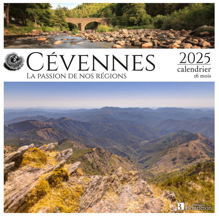 Kalendář/Diář Calendrier Cévennes 2025 