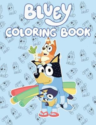Carte Bluey Coloring Book 