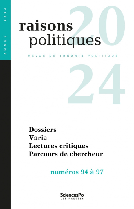 Boek Raisons politiques 93 