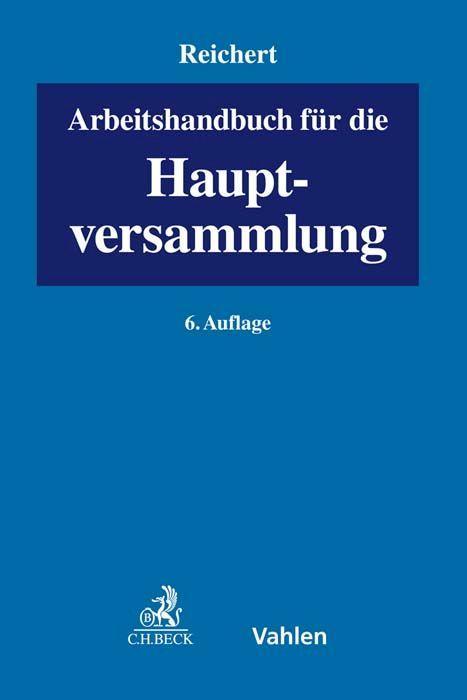 Kniha Arbeitshandbuch für die Hauptversammlung Rüdiger Volhard