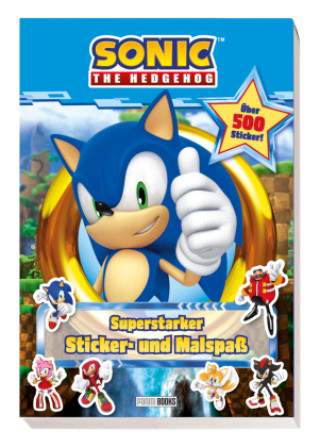 Kniha Sonic The Hedgehog: Superstarker Sticker - und Malspaß 