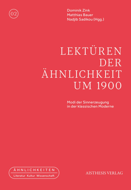 Kniha Lektüren der Ähnlichkeit um 1900 Matthias Bauer