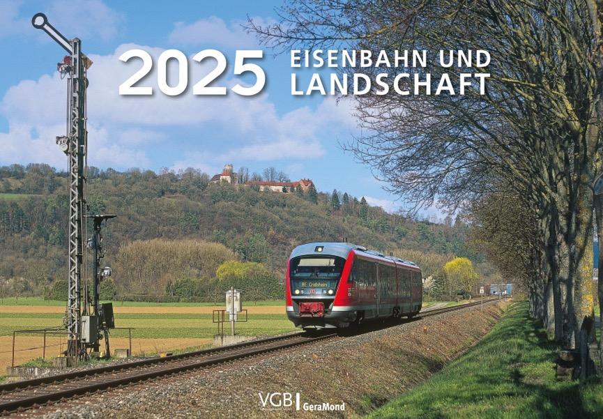 Naptár/Határidőnapló Eisenbahn und Landschaft 2025 