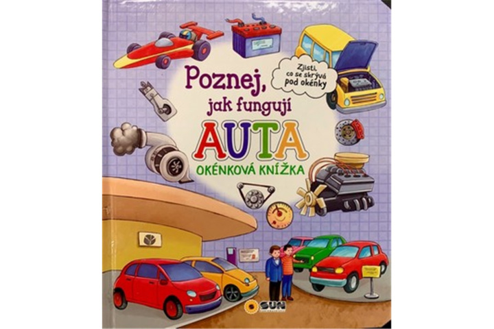 Book Poznej jak fungují Auta - Okénková knížka 