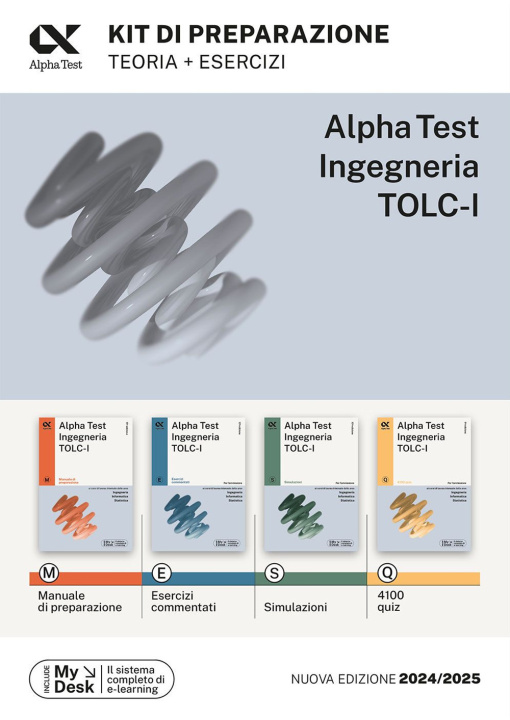 Könyv Alpha Test. Ingegneria. TOLC-I. Kit di preparazione 