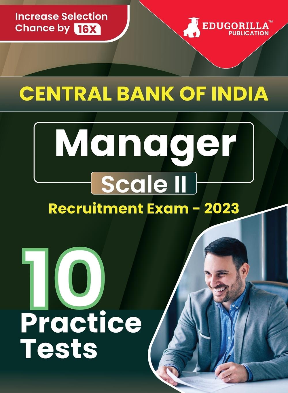 Könyv Central Bank of India Manager Scale II Recruitment Exam Book 2023 (English Edition) - 10 Practice Tests (1000 Solved MCQ) with Free Access To Online T 