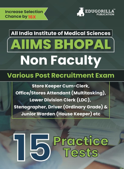 Buch AIIMS Bhopal Non Faculty Various Posts Exam Book 2023 (English Edition) | 15 Practice Tests (1500+ Solved MCQs) with Free Access To Online Tests EduGorilla Prep Experts