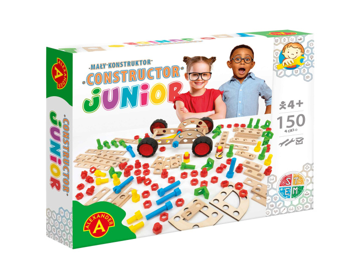 Buch Mały konstruktor Junior 150 elementów 