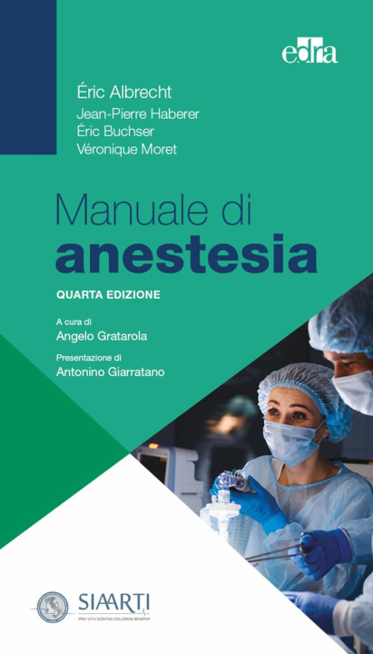 Kniha Manuale di anestesia Éric Albrecht