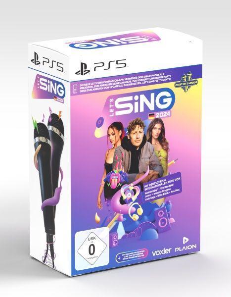 Digital Let's Sing 2024 German Version [+ 2 Mics] (PlayStation PS5) 