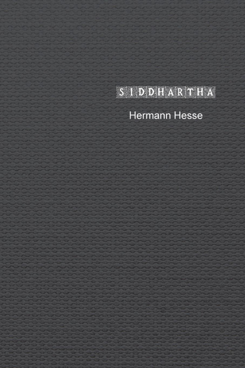 Knjiga Siddhartha Hermann Hesse
