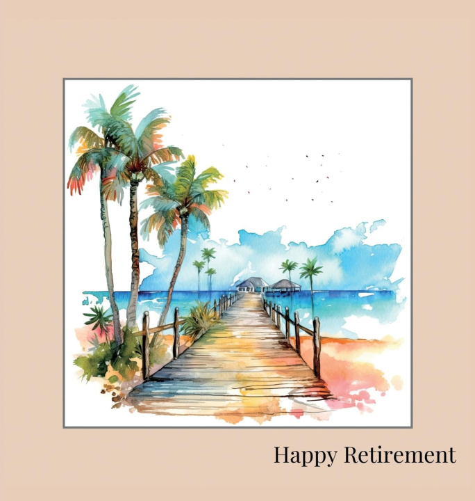 Kniha Happy Retirement Guest Book with lined pages (hardback) 