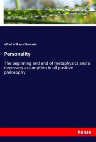 Knjiga Personality Alfred Williams Momerie