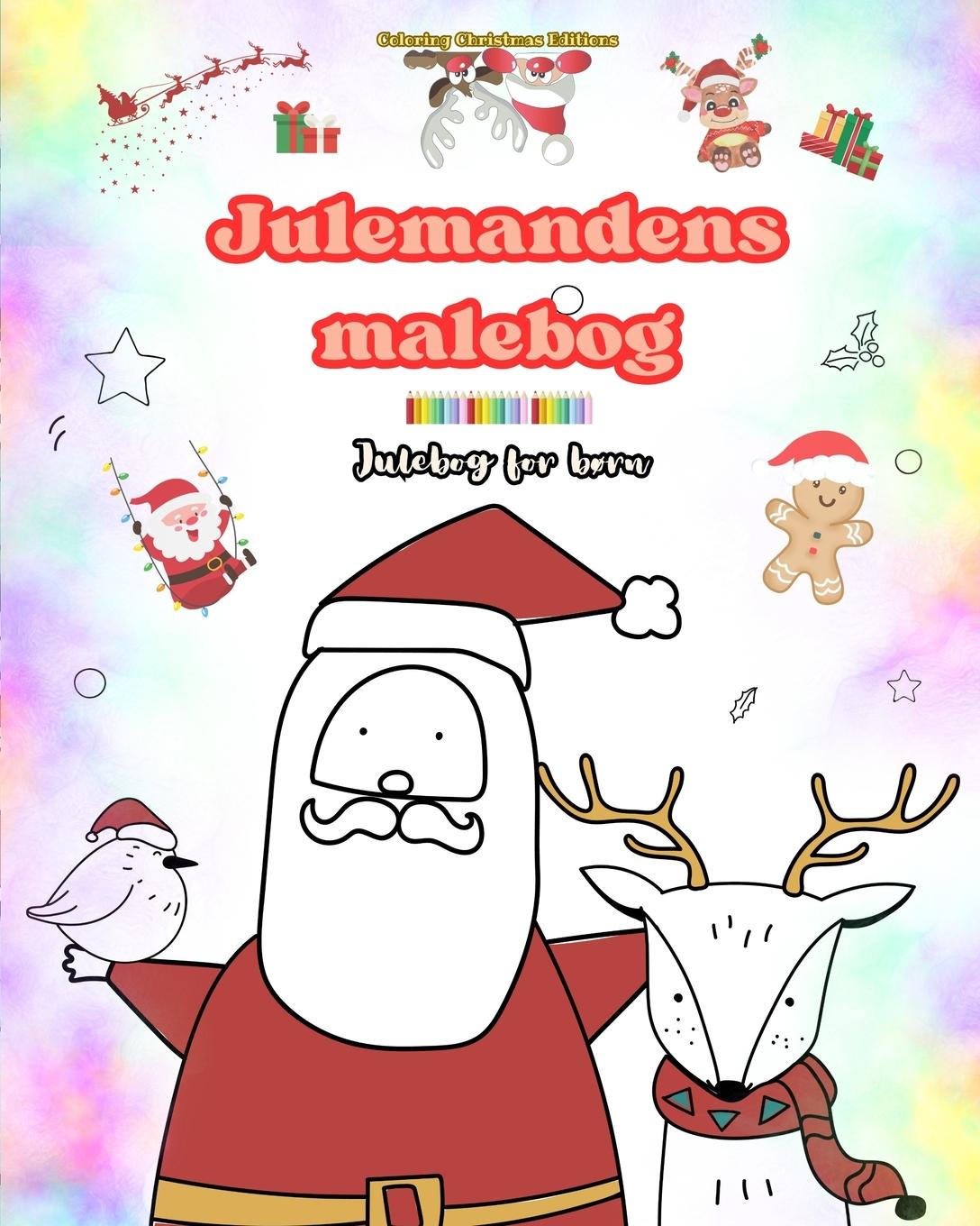 Libro Julemandens malebog | Julebog for b?rn | S?de vinter- og julemandstegninger at nyde 