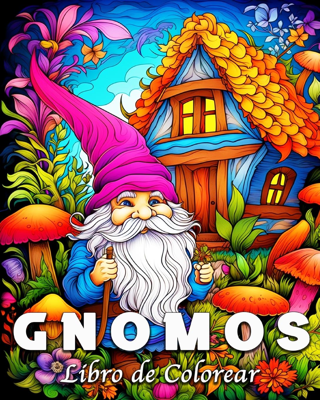 Książka Gnomos Libro de Colorear 