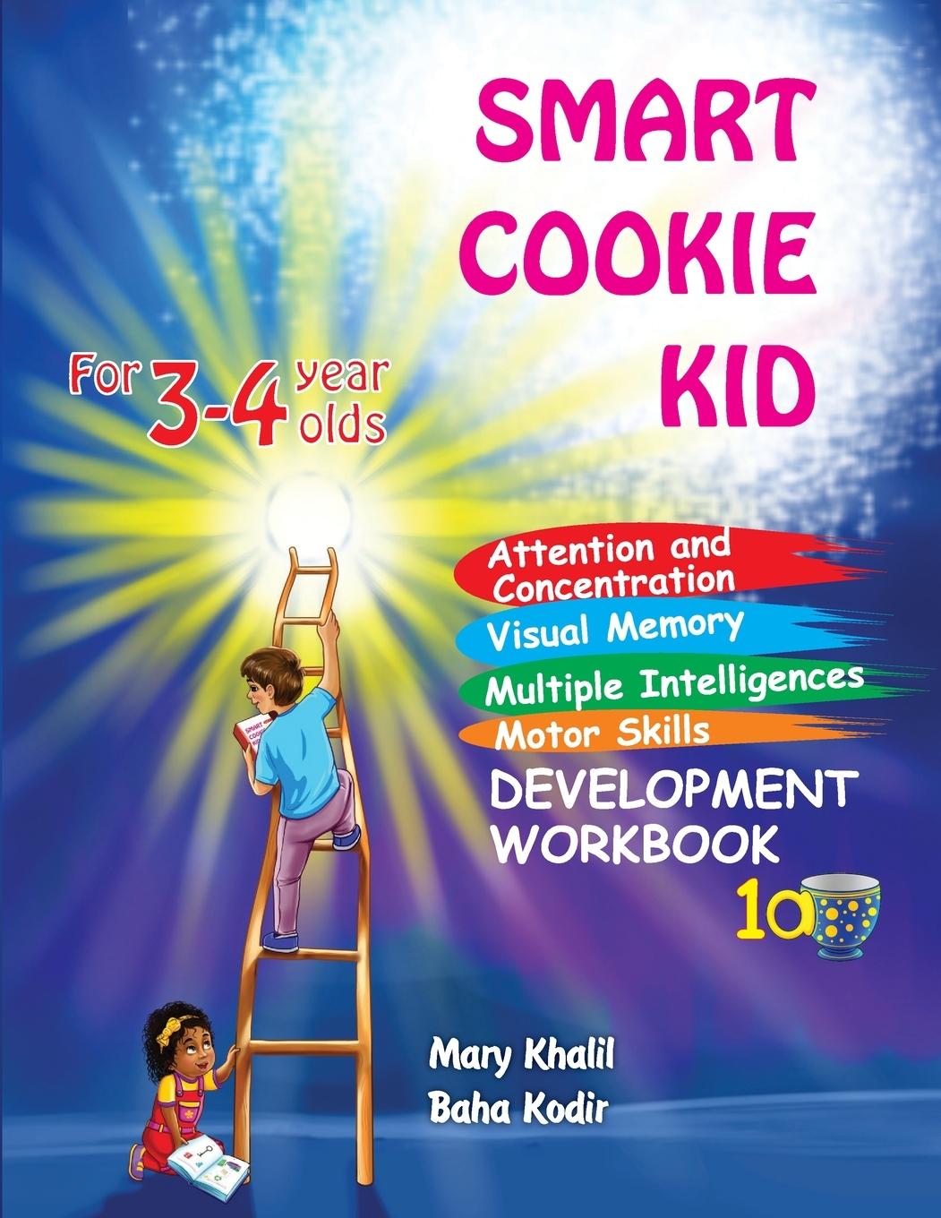 Kniha Smart Cookie Kid For 3-4 Year Olds Attention and Concentration Visual Memory Multiple Intelligences Motor Skills Book 1A Baha Kodir