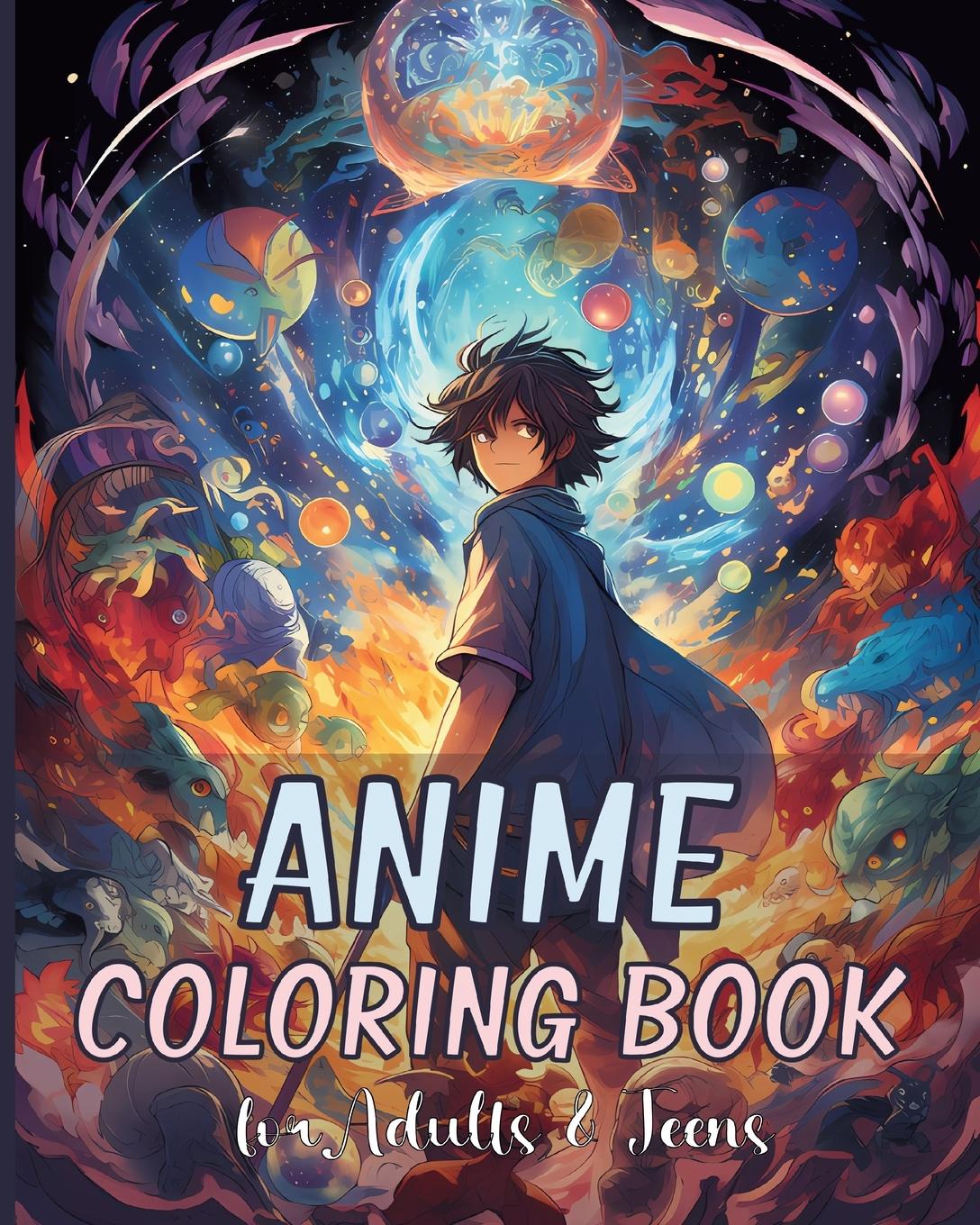 Carte Anime Coloring Book 