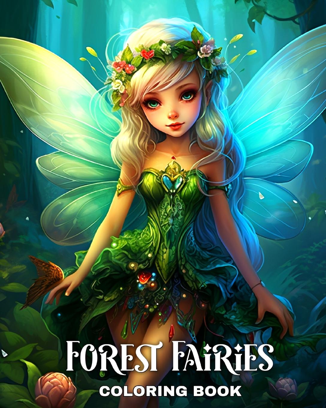 Buch Forest Fairies Coloring Book 