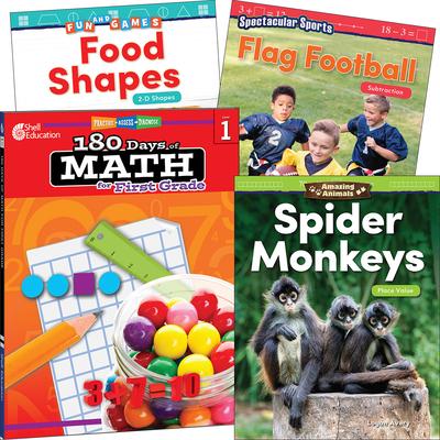 Igra/Igrača Learn-At-Home: Explore Math Bundle Grade 1: 4-Book Set Multiple Authors