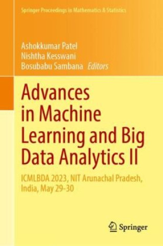 Buch Advances in Machine Learning and Big Data Analytics II Ashok Patel