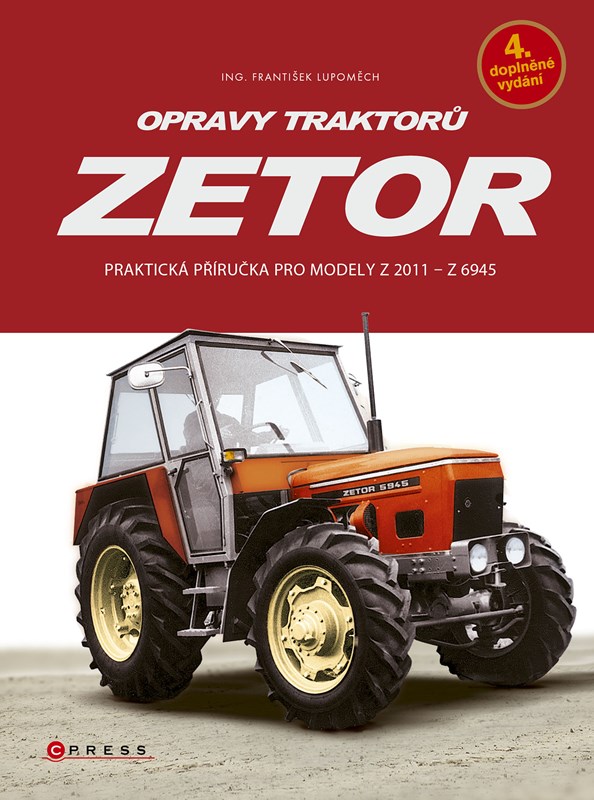 Kniha Opravy traktorů Zetor František Lupoměch
