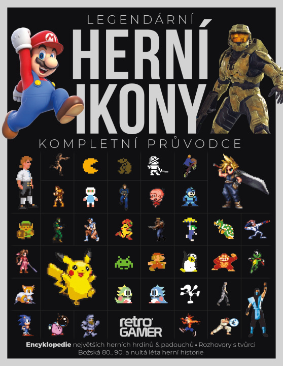 Knjiga Legendární herní ikony – Kompletní průvodce Retro Gamer