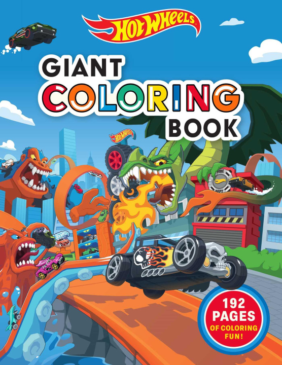 Book Hot Wheels: Giant Coloring Book Mattel