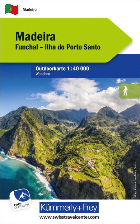 Tiskovina Madeira, Funchal, Outdoorkarte 1:40'000 