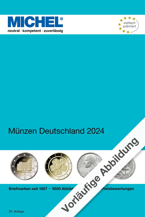 Kniha Münzen Deutschland 2024 