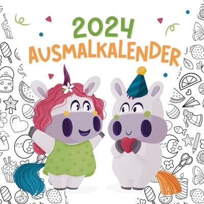 Book Ausmalkalender 2024 Lily Heart