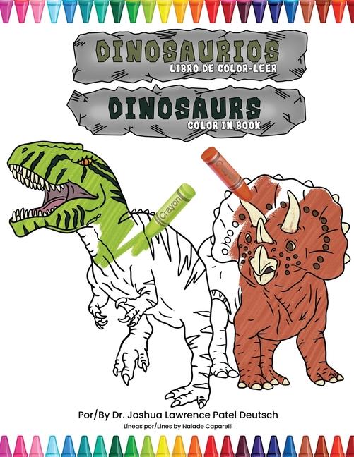 Kniha Dinosaurios libro de color-leer Naiade Caparelli