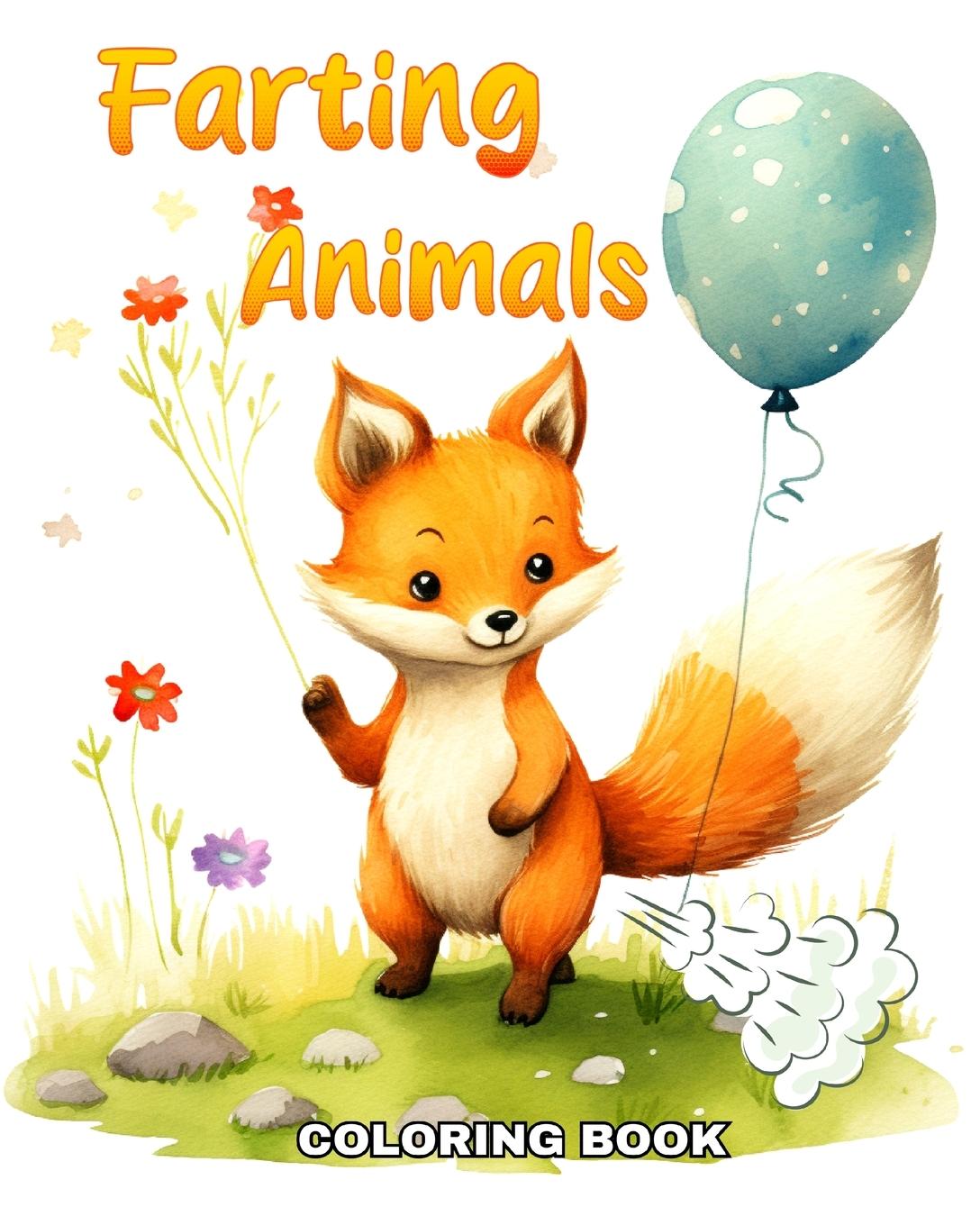 Książka Farting Animals Coloring Book 