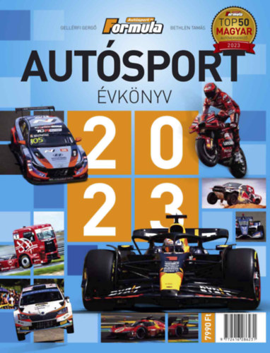 Kniha Autósport évkönyv 2023 Gellérfi Gergő